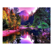 Carica l&#39;immagine nel visualizzatore della Galleria, Paesaggio cascata pittura diamante 5D nuovo prodotto strass ricamo diamante mosaico design completo punto croce decorazioni per la casa