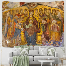 Carica l&#39;immagine nel visualizzatore della Galleria, Imperium Romanum Immagine Arazzo Re Giustiniano dinastia Retro Panno da parete Arazzi Boho Home Decor Wall Art Murale Macrame