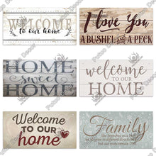 Load image into Gallery viewer, Putuo Decor Home Wooden Signs Family Wood Wall Plaque Wood Art Home Decor for Friendship Wooden Pendant Home Wall Decoration