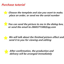 Carica l&#39;immagine nel visualizzatore della Galleria, Foto personalizzata diamante pittura punto croce pieno quadrato strass 5D diamante fai da te mosaico diamante ricamo regalo