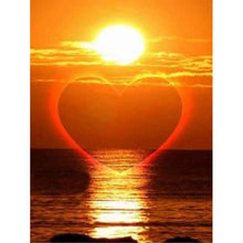 Cargar imagen en el visor de la galería, DIY 5D diamante pintura paisaje puesta de sol punto de cruz Kit completo cuadrado bordado paisaje mosaico arte imagen de decoración de diamantes de imitación