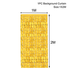 Carica l&#39;immagine nel visualizzatore della Galleria, Tenda per sfondo per feste, fondale con paillettes, decorazioni per matrimoni, baby shower, parete con paillettes, tenda per fondale glitterato, tenda in lamina di compleanno