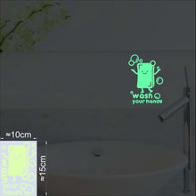 Load image into Gallery viewer, Bathroom Wall Stickers Toilet Home Decoration Removable Wall Decals for Toilet Sticker Decorative Paste Home Decor Glow in Dark