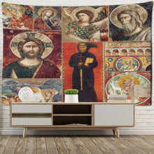 Carica l&#39;immagine nel visualizzatore della Galleria, Imperium Romanum Immagine Arazzo Re Giustiniano dinastia Retro Panno da parete Arazzi Boho Home Decor Wall Art Murale Macrame
