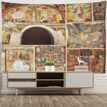 Carica l&#39;immagine nel visualizzatore della Galleria, Imperium Romanum Immagine Arazzo Re Giustiniano dinastia Retro Panno da parete Arazzi Boho Home Decor Wall Art Murale Macrame