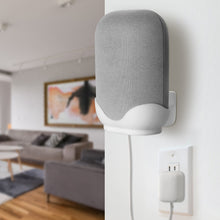 Carica l&#39;immagine nel visualizzatore della Galleria, Staffa per cavo con supporto per montaggio a parete con presa per Google Nest Audio Assistente vocale Plug in Cucina Camera da letto Bagno Supporto audio