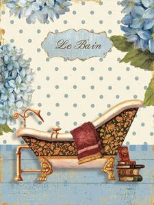 Pittura su tela Arte della parete Stile astratto vintage Vittoriano Shabby Stampe Bagno Decorazioni per la casa Immagine Poster per l'arredamento del bagno