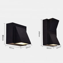 Cargar imagen en el visor de la galería, Exquisito diseño LED lámpara de pared cabeza única 5W 10W COB porche pared aplique luz interior paisaje exterior iluminación AC110 220V