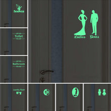 Load image into Gallery viewer, Bathroom Wall Stickers Toilet Home Decoration Removable Wall Decals for Toilet Sticker Decorative Paste Home Decor Glow in Dark