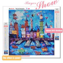 Load image into Gallery viewer, HUACAN 5d Diamond Painting Building Full Square Diamond Mosaic Scenic Diamond Embroidery Rhinestones Picture New Arrival
