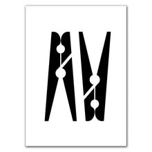 Cargar imagen en el visor de la galería, Hacer mi lavandería baño decoración cita arte cartel lavandería habitación pared imagen pinza de ropa lienzo pintura decoración del hogar impresiones HD2820