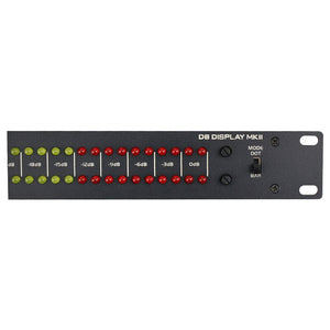 GHXAMP Professional Dual 40 светодиодный спектральный сценический домашний усилитель, динамик, индикатор стерео уровня звука-57 дБ-0 дБ