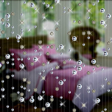 Cargar imagen en el visor de la galería, Cortina de cuentas de cristal de moda decoración interior del hogar suministros de decoración de fondo de boda de lujo