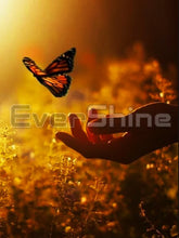 Cargar imagen en el visor de la galería, Evershine diamante bordado mariposa punto de cruz cuadrado completo diamante redondo pintura mano diamantes de imitación imágenes artesanías
