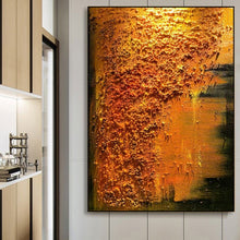 Cargar imagen en el visor de la galería, Pinturas al óleo pintadas a mano, pinturas de textura abstracta, pasillos de entrada simples, pinturas decorativas de pasillos, paredes de fondo de sala de estar, pequeñas pinturas colgantes frescas