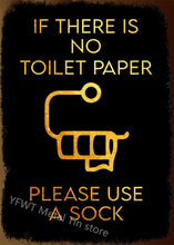 Laden Sie das Bild in den Galerie-Viewer, Frauen Männer Toilette Metallschild Toilette Blechschild Wanddekoration für Man Cave Hotel Pub Bar Eisenmalerei Fress Wifi Metallposter