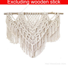 Laden Sie das Bild in den Galerie-Viewer, Großer Makramee-Wandteppich, Wandbehang, geometrische Kunst, Wanddekoration, böhmisches Zuhause, Schlafzimmer, Hintergrund, schickes Kunsthandwerk, gewebter Wandteppich