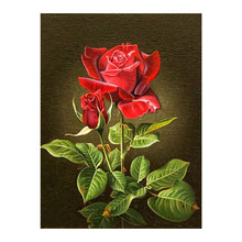 Carica l&#39;immagine nel visualizzatore della Galleria, Pittura diamante rosa fiori pittura di cristallo 5D fai da te completo rotondo paesaggio mosaico ricamo decorazioni per la casa arte della parete