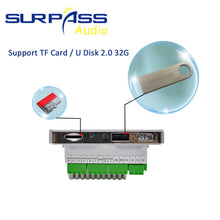Cargar imagen en el visor de la galería, Música de fondo en amplificadores de pared SD/AUX/USB reproductor de música amplificador Bluetooth Panel controlador de música con juego de altavoces de techo