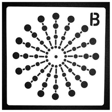 Load image into Gallery viewer, Xugar Reusable Mandala Dotting Stencils for DIY Craft Drawing Hollow Mandala Stencils Rocks Fabric Wall Art Painting Tools