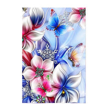 Cargar imagen en el visor de la galería, DIY 5D diamante pintura flor mosaico redondo completo playa paisaje diamante bordado imagen Rhinestone decoración del hogar regalo