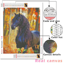 Load image into Gallery viewer, HUACAN Full Square/Round Drill Diamond Painting Kit Horse 5D DIY Diamond Embroidery Animal Needlework Home Decor