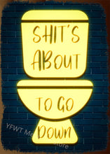 Laden Sie das Bild in den Galerie-Viewer, Frauen Männer Toilette Metallschild Toilette Blechschild Wanddekoration für Man Cave Hotel Pub Bar Eisenmalerei Fress Wifi Metallposter