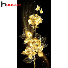 Load image into Gallery viewer, Huacan Diamond Painting 5D DIY Rose Full Square/Round Diamonds Embroidery Flower Wall Decorations Craft Kit