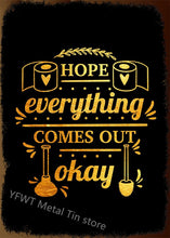 Laden Sie das Bild in den Galerie-Viewer, Frauen Männer Toilette Metallschild Toilette Blechschild Wanddekoration für Man Cave Hotel Pub Bar Eisenmalerei Fress Wifi Metallposter