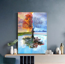 Load image into Gallery viewer, XUEQIXIAOZU Full Square/Round 5D Diamond Painting  Scenery Tree of Fantasy Embroidery Cross Stitch Rhinestone Mosaic Home Decor