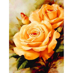 Rose Diamond Painting Flowers Crystal Painting 5D DIY Full Round Landscape Mosaic Embroidery Home Decor Wall Art