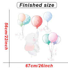 Загрузите изображение в программу просмотра галереи, Мультфильм Детская комната Настенный декор Наклейки на воздушные шары Виниловые наклейки на стены для украшения дома Художественные фрески Наклейка Обои