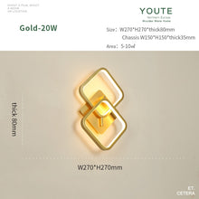 Load image into Gallery viewer, JMZM Nordic Wall Lamp Indoor Copper LED Bedside Light Decorative Stair Lamp For Bedroom Living Room Loft Balcony Aisle New Light