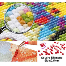 Carica l&#39;immagine nel visualizzatore della Galleria, Foto personalizzata diamante pittura punto croce pieno quadrato strass 5D diamante fai da te mosaico diamante ricamo regalo
