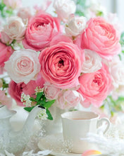 Carica l&#39;immagine nel visualizzatore della Galleria, Nuovo fai da te pittura diamante 5D albero di luna mosaico rotondo completo paesaggio fiore diamante ricamo arte strass per la decorazione domestica