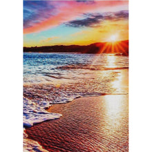 Cargar imagen en el visor de la galería, 5D paisaje diamante pintura DIY paisaje diamante mosaico puesta de sol Rhinestone bordado completo taladro punto de cruz Kit decoración del hogar
