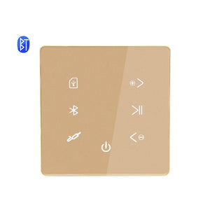 Amplificateur compatible Bluetooth dans le mur USB carte SD panneau de musique système Audio de fond de maison intelligente stéréo hôtel Restaurant auberge
