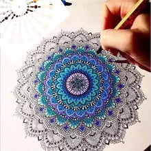 Load image into Gallery viewer, Xugar Reusable Mandala Dotting Stencils for DIY Craft Drawing Hollow Mandala Stencils Rocks Fabric Wall Art Painting Tools