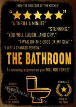 Laden Sie das Bild in den Galerie-Viewer, Frauen Männer Toilette Metallschild Toilette Blechschild Wanddekoration für Man Cave Hotel Pub Bar Eisenmalerei Fress Wifi Metallposter