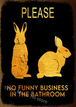 Laden Sie das Bild in den Galerie-Viewer, Frauen Männer Toilette Metallschild Toilette Blechschild Wanddekoration für Man Cave Hotel Pub Bar Eisenmalerei Fress Wifi Metallposter