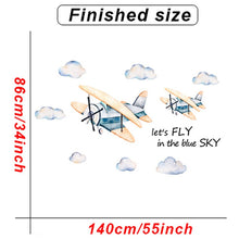 Загрузите изображение в программу просмотра галереи, Мультфильм Детская комната Настенный декор Наклейки на воздушные шары Виниловые наклейки на стены для украшения дома Художественные фрески Наклейка Обои
