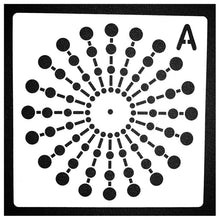 Load image into Gallery viewer, Xugar Reusable Mandala Dotting Stencils for DIY Craft Drawing Hollow Mandala Stencils Rocks Fabric Wall Art Painting Tools