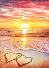 Cargar imagen en el visor de la galería, 5D paisaje diamante pintura DIY paisaje diamante mosaico puesta de sol Rhinestone bordado completo taladro punto de cruz Kit decoración del hogar