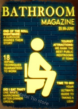 Laden Sie das Bild in den Galerie-Viewer, Frauen Männer Toilette Metallschild Toilette Blechschild Wanddekoration für Man Cave Hotel Pub Bar Eisenmalerei Fress Wifi Metallposter