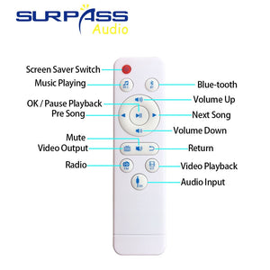 Amplificador bluetooth audio inteligente para el hogar mini amplificador de pared 86 tipo compatible con FM bluetooth USB TF MP3 SURPASS