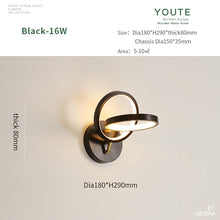 Load image into Gallery viewer, JMZM Nordic Wall Lamp Indoor Copper LED Bedside Light Decorative Stair Lamp For Bedroom Living Room Loft Balcony Aisle New Light