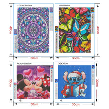 Carica l&#39;immagine nel visualizzatore della Galleria, Nuovo fai da te pittura diamante 5D albero di luna mosaico rotondo completo paesaggio fiore diamante ricamo arte strass per la decorazione domestica