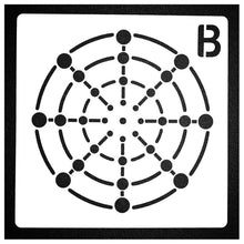 Load image into Gallery viewer, Xugar Reusable Mandala Dotting Stencils for DIY Craft Drawing Hollow Mandala Stencils Rocks Fabric Wall Art Painting Tools