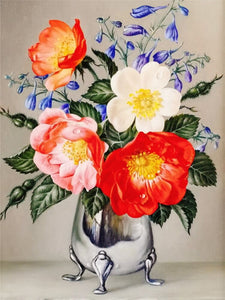 DIY 5D Diamond Painting Flower Vase Diamond Mosaic Flower Art DIY Rhinestone Embroidery Cross Stitch Kit Home Decor