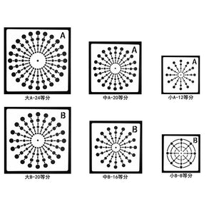 Xugar Reusable Mandala Dotting Stencils for DIY Craft Drawing Hollow Mandala Stencils Rocks Fabric Wall Art Painting Tools